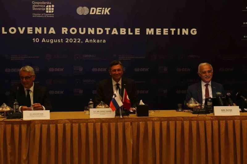 DEİK, Türkiye ve Slovenya heyetini yuvarlak masada buluşturdu

