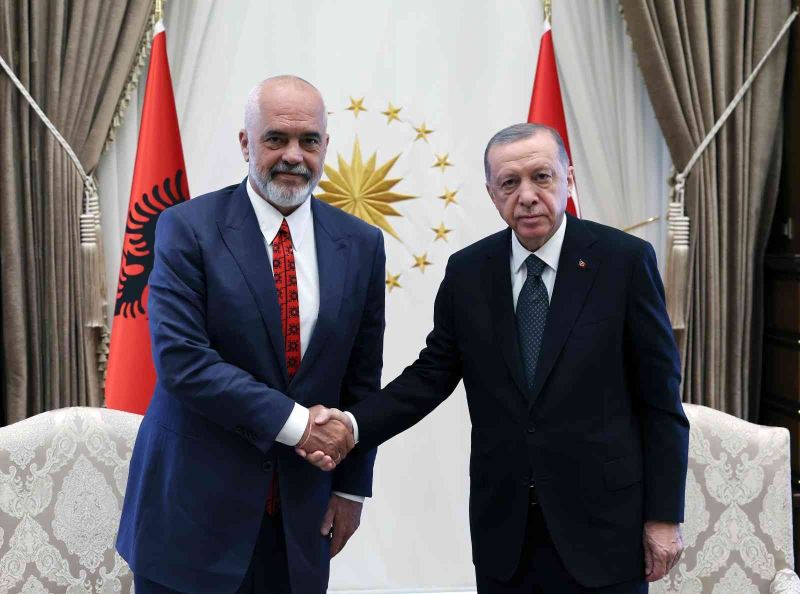 Cumhurbaşkanı Erdoğan, Arnavutluk Başbakanı  Rama’yı kabul etti
