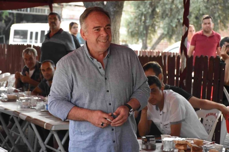 Germencik Belediye Başkanı Öndeş sanayi sitesi esnafı ile kahvaltıda buluştu
