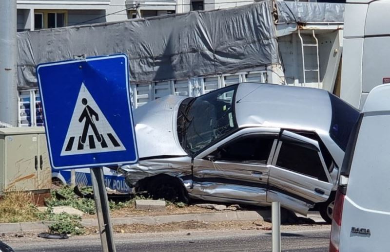 Bandırma’da dikkatsizlik kazaya neden oldu
