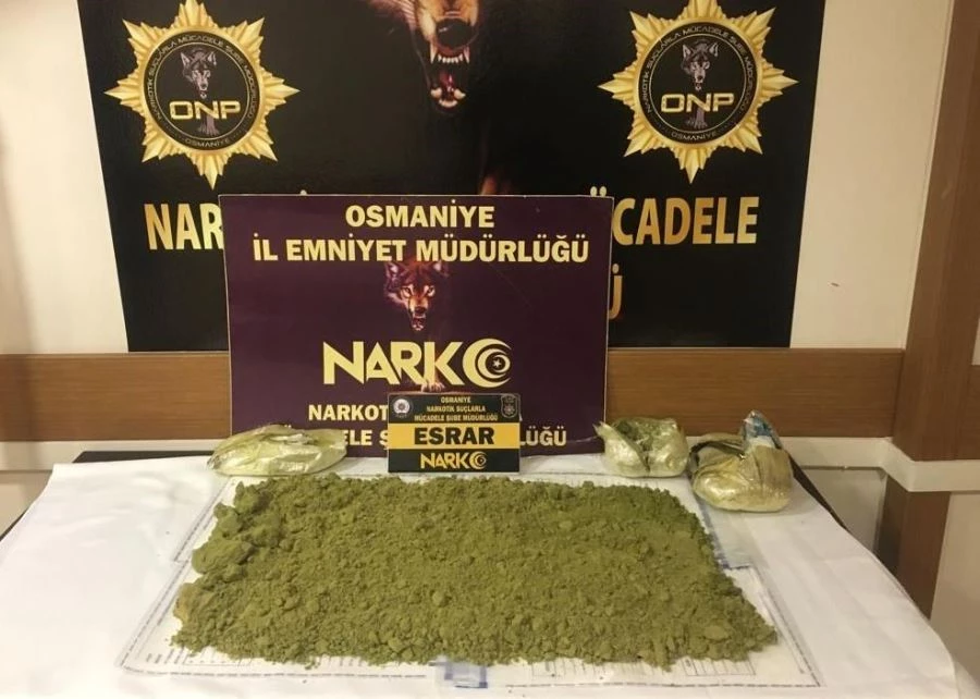 Osmaniye’de uyuşturucu operasyonlarına 4 tutuklama