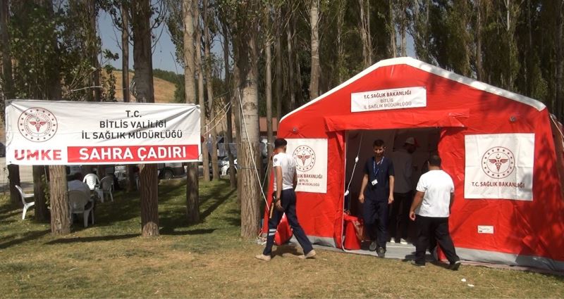 Bitlis İl Sağlık Müdürlüğü’nden 1071 etkinliklerinde sağlık hizmeti
