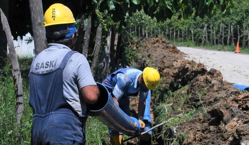 SASKİ gece-gündüz çalışıyor
