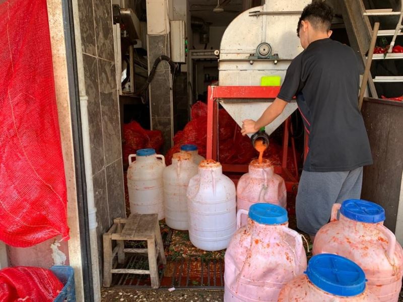 İşletmelerin salça mesaisi başladı
