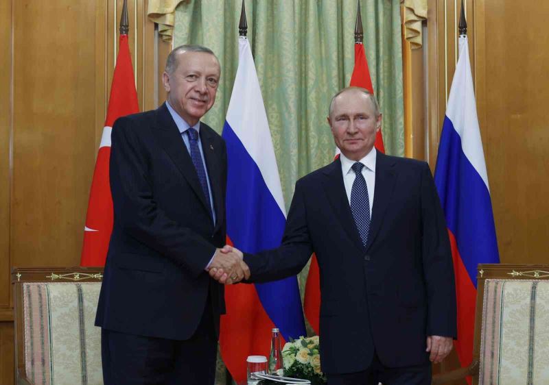 Cumhurbaşkanı Recep Tayyip Erdoğan, Rus mevkidaşı Vladimir Putin ile gerçekleştirdiği görüşmede, 