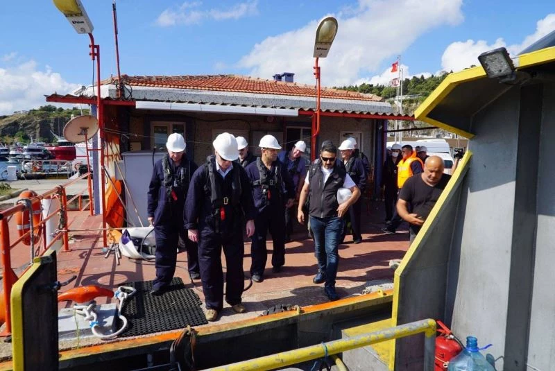 Tahıl sevkiyatı çerçevesinde gemilerde denetimler devam ediyor
