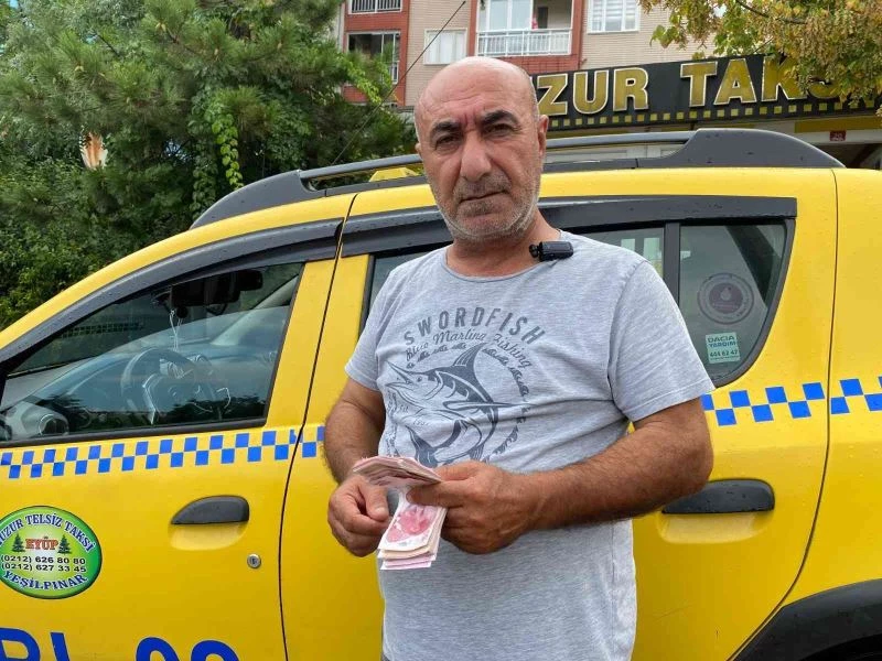 Kirasını ödeyemeyen taksiciden insanlık örneği
