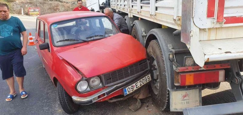 Kuşadası’nda kaza ucuz atlatıldı
