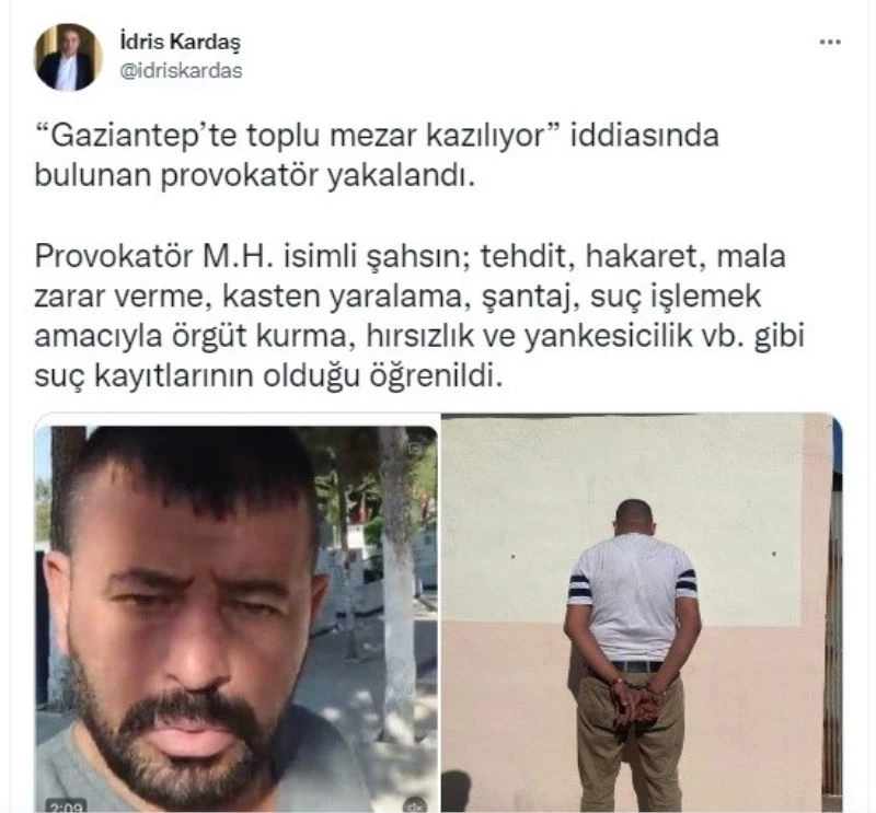 Toplu mezar iddiasında provokatör detayı

