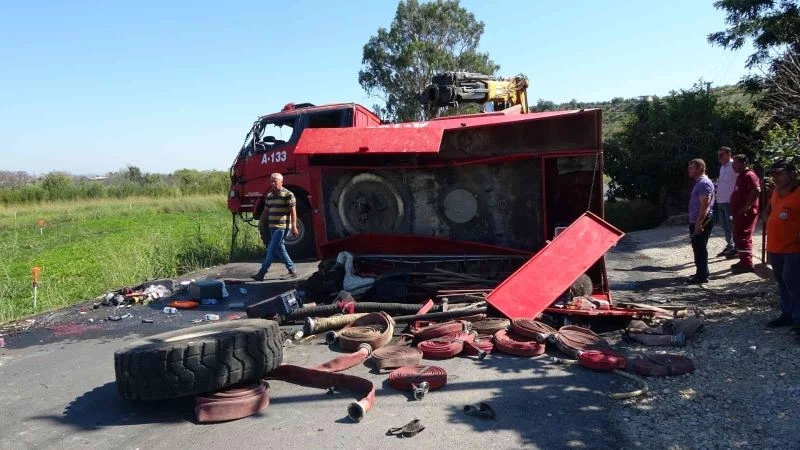 Orman işçilerine taşıyan arazöz devrildi:  3 yaralı
