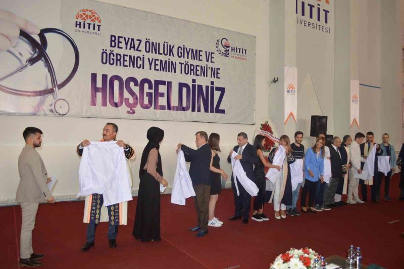 Hitit Üniversitesi’nde beyaz önlük giyme töreni

