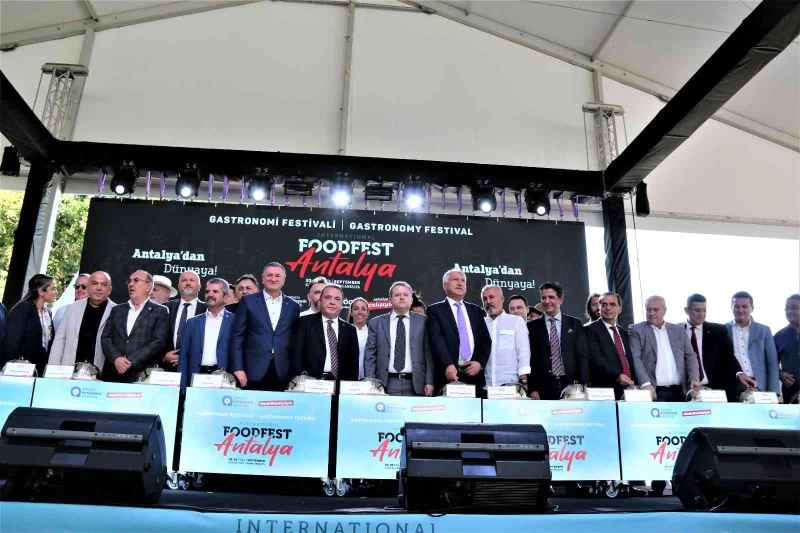 Antalya’da I. Uluslararası Food Fest kapılarını açtı
