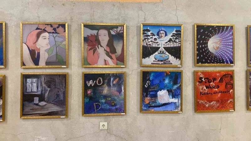 ’Daha güzel bir dünya için Savaşa Hayır’ sergisi açıldı
