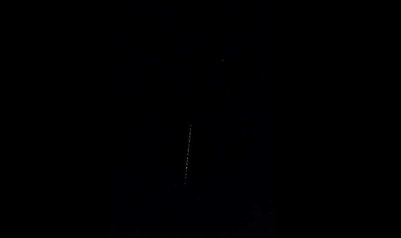 Starlink uyduları Karakoçan semalarında görüntülendi
