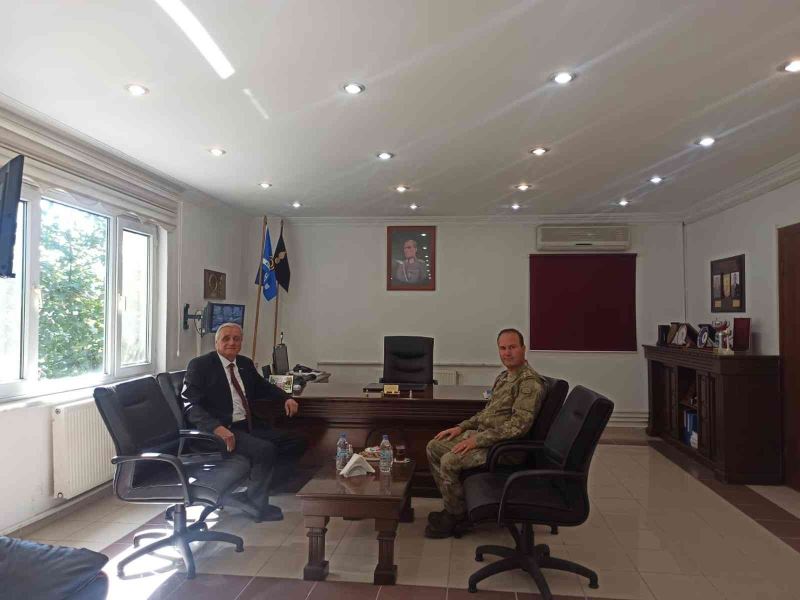 Garnizon Komutanı Yılmaz’a Başkan Bakkalcıoğlu’ndan iade-i  ziyaret
