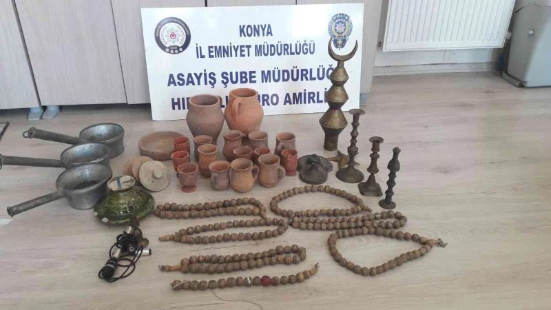 Camiden antika zannedip malzeme çaldı
