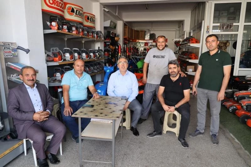 Başkan Savran sanayi esnafları ile buluştu
