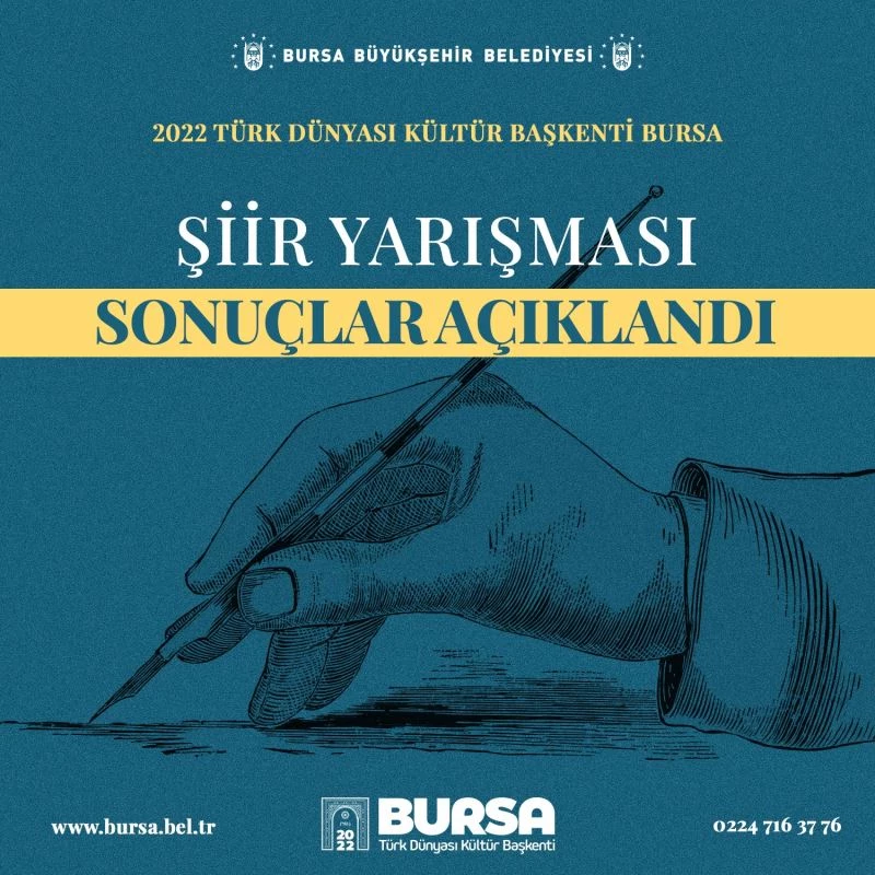 Ödüllü şiirler belirlendi
