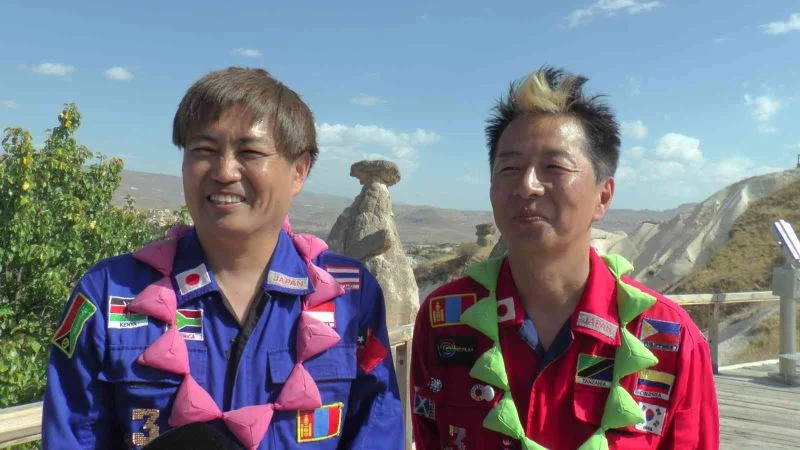 Japonya’dan geldiler, Kapadokya’da neşe saçtılar
