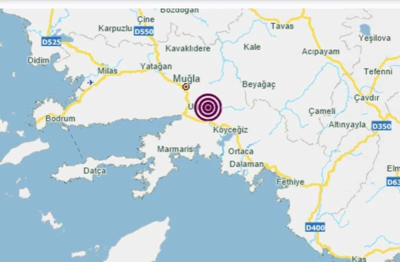 Muğla’da art arda depremler
