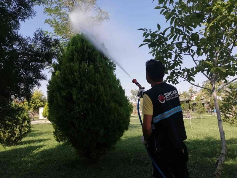 Sincan Belediyesi ilaçlama ve dezenfekte çalışmalarına devam ediyor
