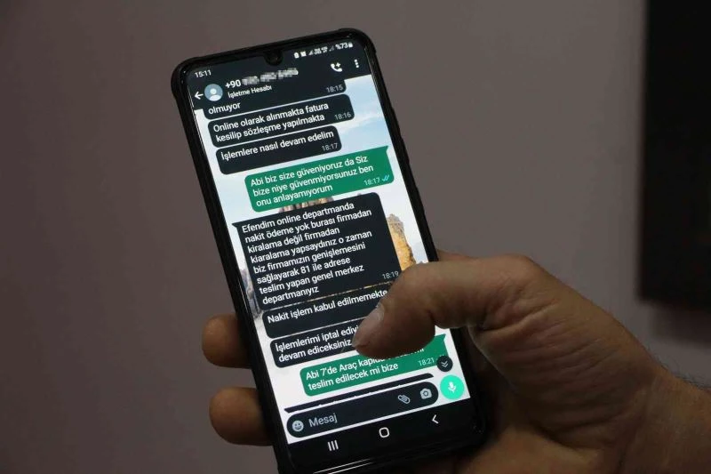 İnternetten araç kiralamak isterken dolandırıldı
