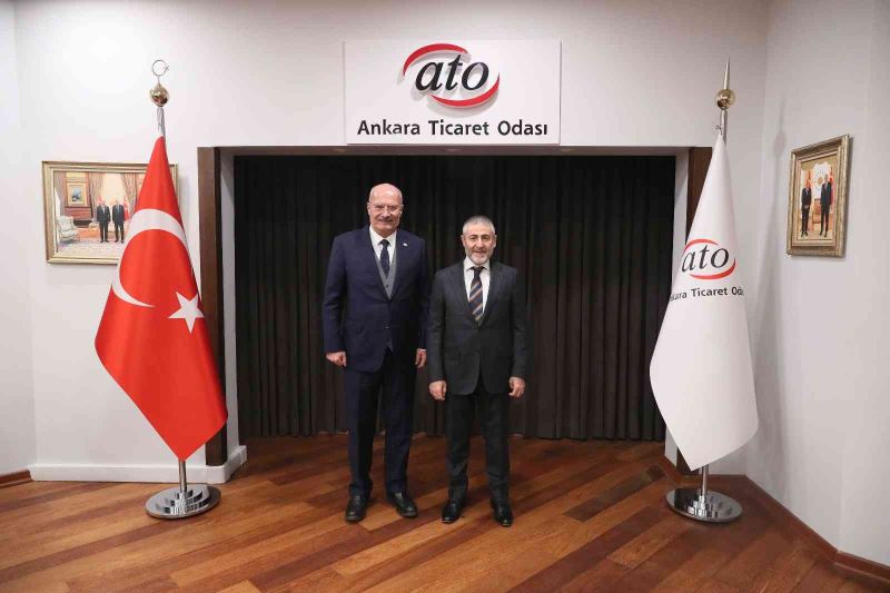 ATO Başkanı Baran, Bakan Nebati’ye oda üyelerinin sıkıntılarını aktardı
