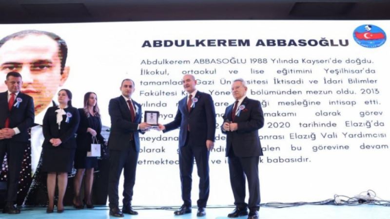 Bakan Soylu’dan, Vali Yardımcısı Abbasoğlu’na ‘Üstün başarı ödülü’
