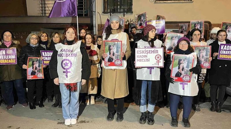 Eskişehir’de kadın cinayetlerine tepki eylemi
