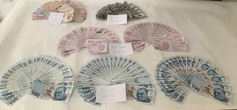 Sahte paraları piyasaya süremeden yakalandı
