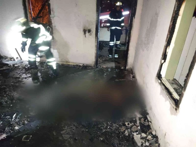 Samsun’da ev yangını: 1 ölü
