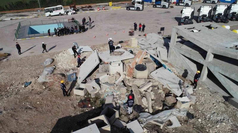 Gerçeği aratmayan tatbikat
