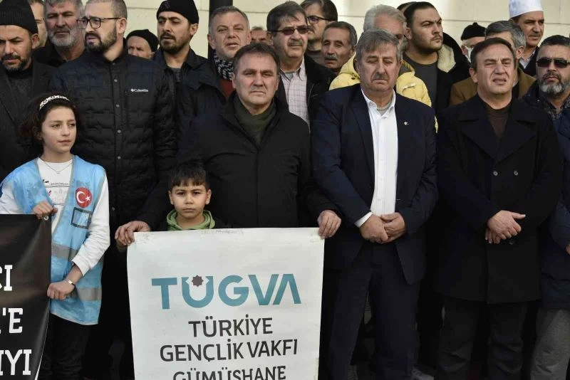 Kur’an-ı Kerim’e yapılan saygısızlık Gümüşhane’de protesto edildi
