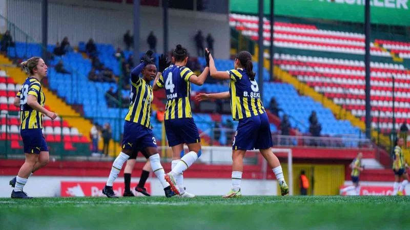 Turkcell Kadın Futbol Süper Ligi: Fenerbahçe: 18 - Kireçburnu: 0
