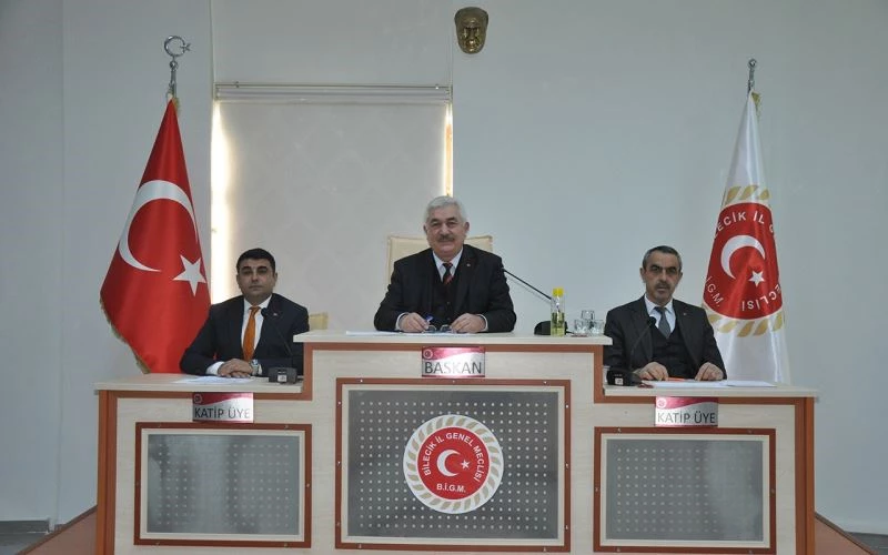 Bilecik İl Genel Meclisi yılın ilk toplantısını yaptı
