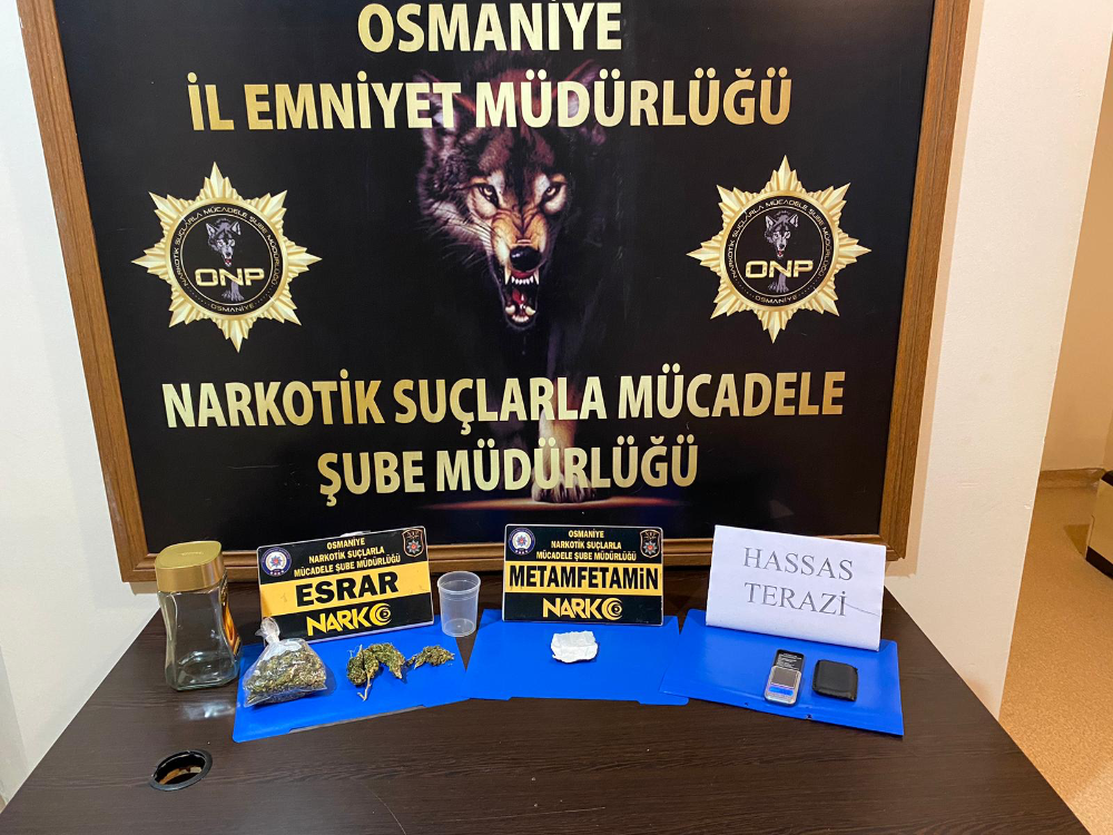 Osmaniye’de uyuşturucu operasyonlarına 21 gözaltı
