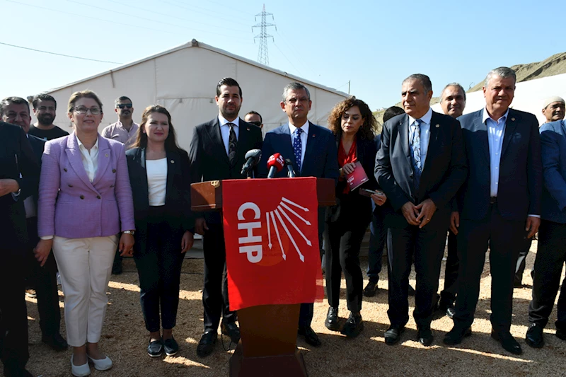 CHP Genel Başkan adayı Özgür Özel, Hatay
