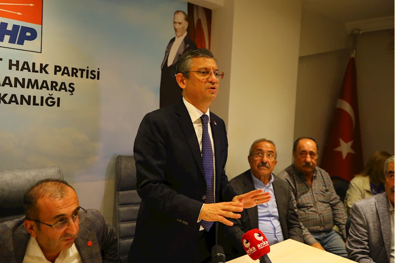 CHP Genel Başkan adayı Özgür Özel, Kahramanmaraş