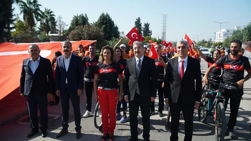Osmaniye’de, Cumhuriyetin 100. Yılında 100 Bisiklet Turu etkinliği