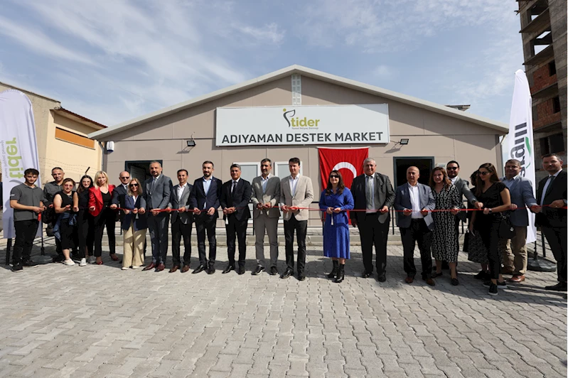 1500 ailenin temel ihtiyacının karşılanacağı Adıyaman Destek Market açıldı