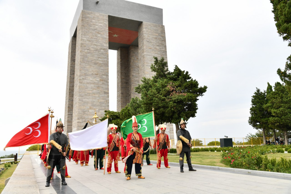 Osmaniye Belediyesi Mehter Takımı, Cumhuriyetin 100. Yılında Çanakkale Şehitler Anıtı