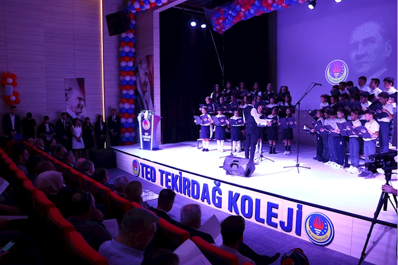 TED Tekirdağ Koleji törenle açıldı