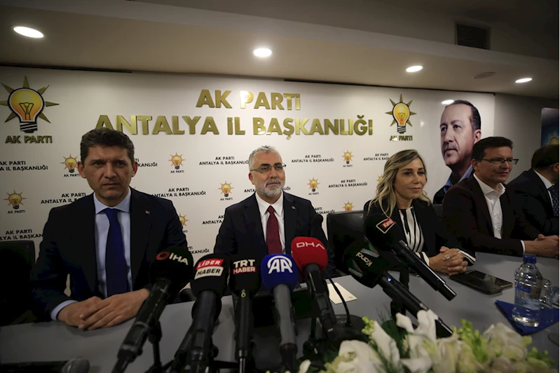 Bakan Işıkhan, AK Parti Antalya İl Başkanlığı