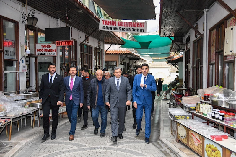 Antalya Valisi Hulusi Şahin, Elmalı ilçesini ziyaret etti