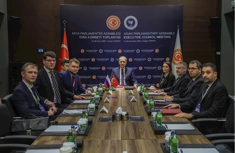 Kurtulmuş, Rus parlamentosunun alt kanadı Duma Başkan Yardımcısı Çernışov