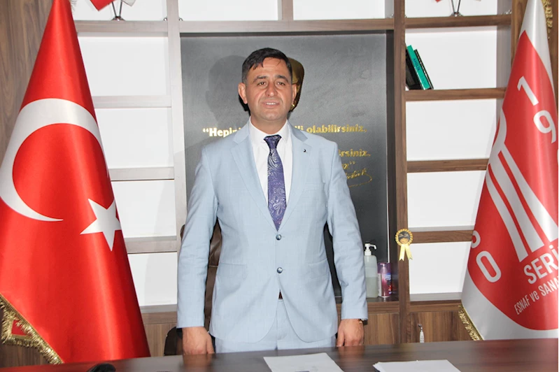 Serik Esnaf ve Sanatkarlar Odasında yeni başkan Umut Güzel oldu