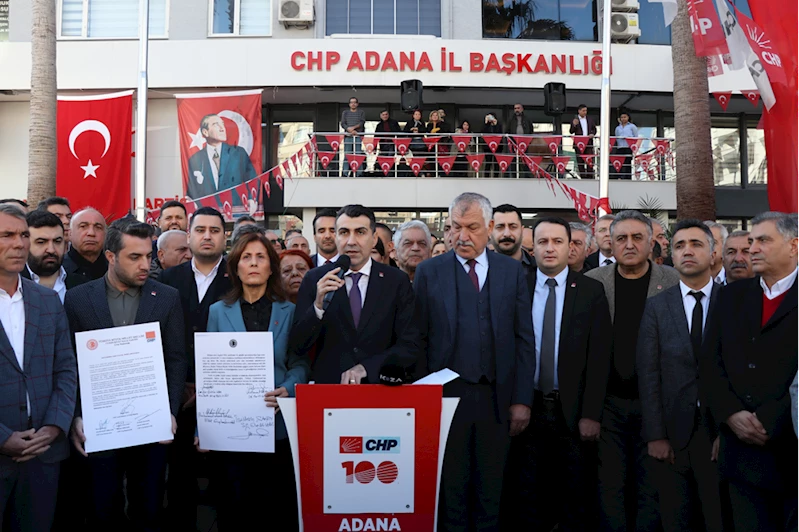 CHP Adana, Mersin, Hatay il başkanlıklarından 