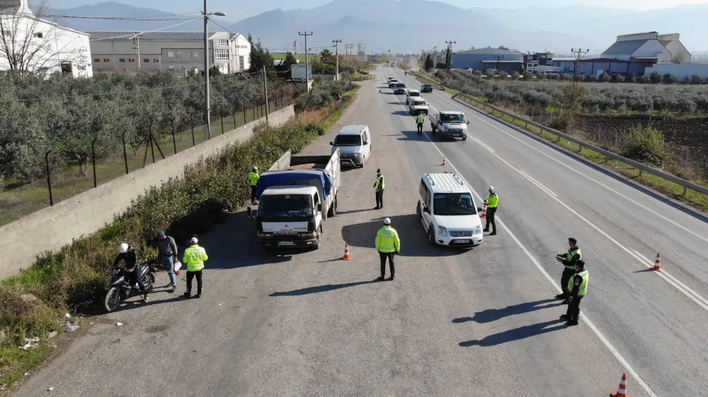 Osmaniye’de jandarma ve polisten yılbaşı tedbirleri