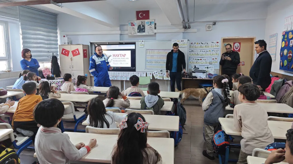 Deprem bölgesi Hatay’da, öğrencilerin son dersi ‘Hayvan sevgisi’ oldu