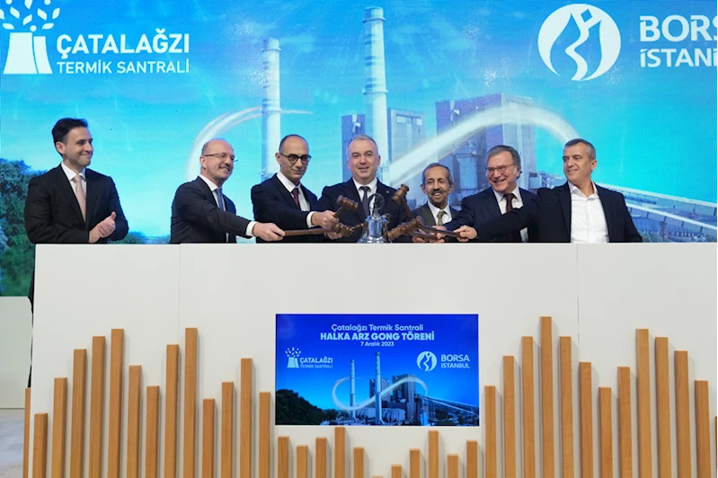 Borsa İstanbul’da gong, ÇATES için çaldı